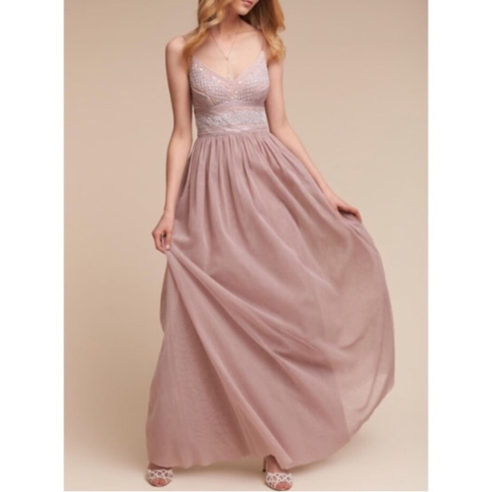 BHLDN Blush Maxi Dress